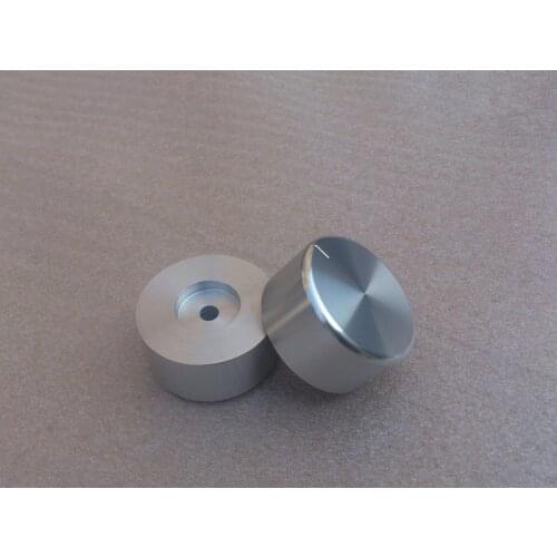 KYYSLB Diameter 38 High 22MM Audio Amplifier Knob All Aluminum Alloy Amplifier Chassis Solid Potentiometer Volume Knob