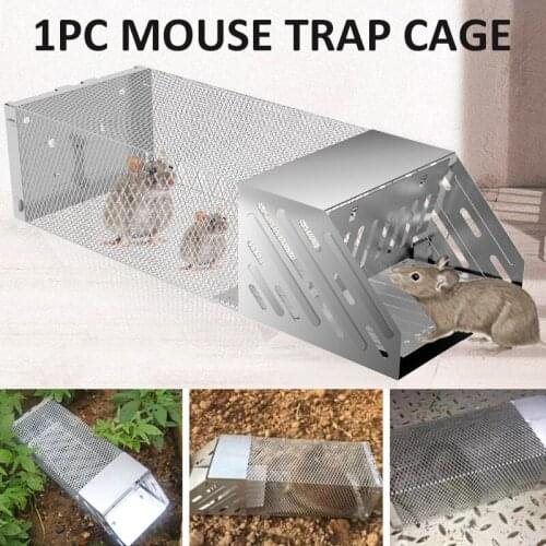 Reusable Mouse Trap Rat Trap Cage Mousetrap Animal Safe Live Catch Rodent Mouse Bait Catcher Box For Mice Catcher