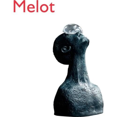 Master Handmade Lucky Good Taste Body Sculpture Creative Decoration Nordic Abstract Art Portrait Decoration Room Soft Decoration