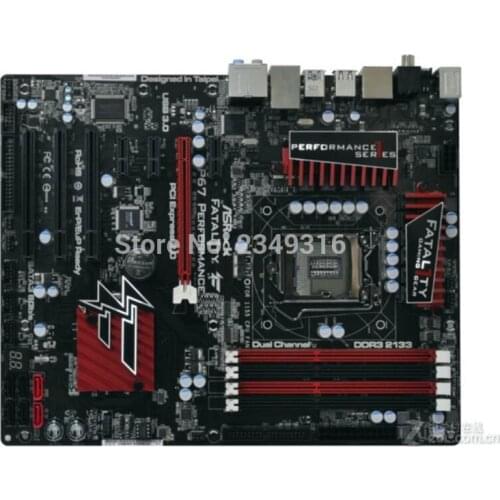 For ASRock P67 Performance Original Used Desktop 1155 Motherboard P67 Socket LGA1155 DDR3 SATA2 USB2.0