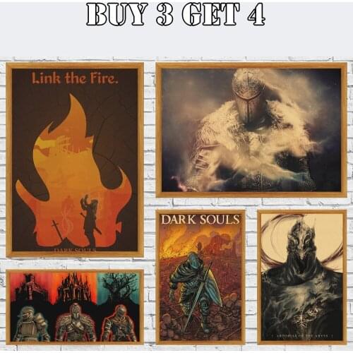 Dark Knight Game Wall Stickers Retro Poster Definition For Livingroom Bedroom Home Decor