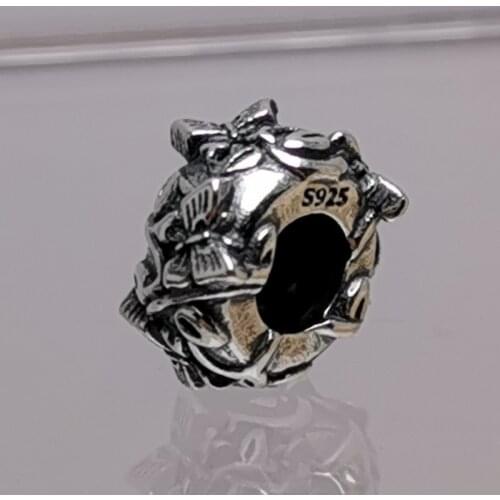 Mistletoe 925 Sterling Silver Butterflies Stopper Spacer Charm Bead Fit European Bracelet Jewelry