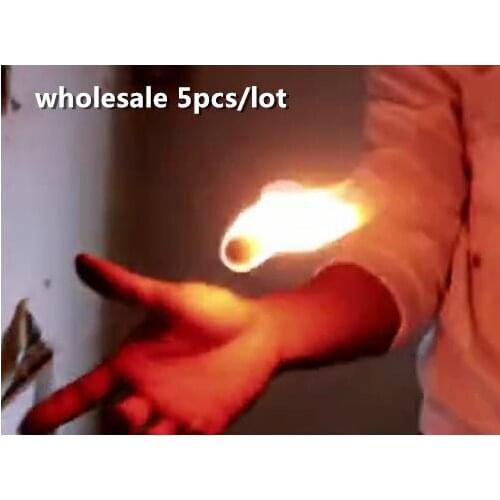 Wholesale 5pcs/Lot Floating Fireball (Gimmick + DVD) - Fire Magic Trick,Stage,Close Up,Classic,Mentalism,Illusion,Accessories