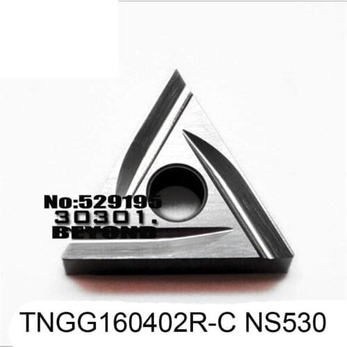 Original TNGG 160402 160404 160408 TNGG160402R-C TNGG160404R-C TNGG160408R-C NS530 carbide inserts Turning Tool CNC