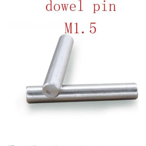 50pcs M1.5*4/5/6/8/10/12/14/16/20 Parallel Pins Dowel Pins GB119 304 Stainless Steel Cylindrical Pin Tension Roll Pins