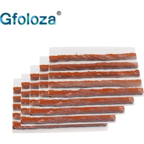 Gfoloza Car Automobile Motorcycle Tubeless Tire Repair Scooter Bike Rubber Strips Tire Sealer Reparing 25pcs/lot 100*6mm New
