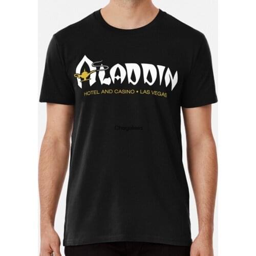 Men Shirt Aladdin Hotel and Casino Tshirt Classic Las Vegas Shirt Women tshirt