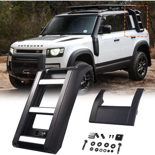 Foldable Liftable Protective Frames for Land Rover 2020 2021 Defender Car side Door Ladder Exterior Accessorie