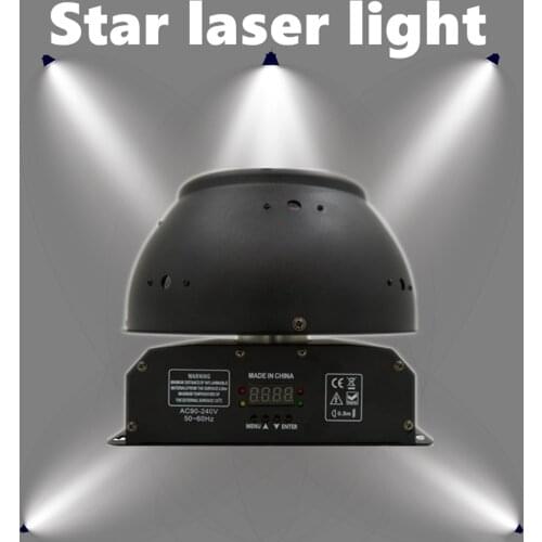 LED Starry Projector Light, stage lighting, sound control, starry sky, music, restaurant, DJ, club party, starry Christmas sky