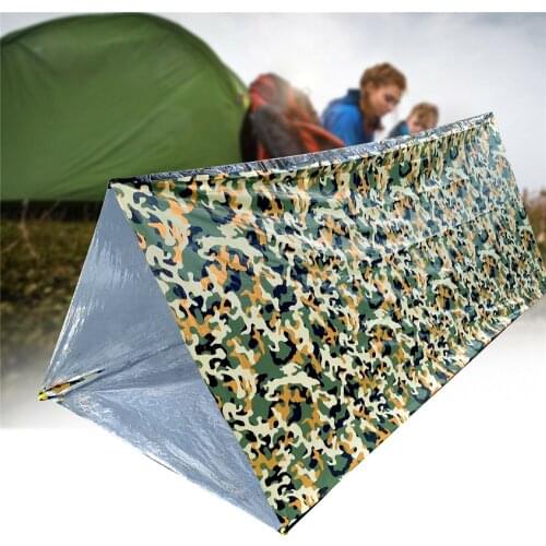 Thermal Waterproof Emergency Sleeping Bag For Outdoor Survival Hiking Camping Sports Outdoor Camping Hiking Protection Tools