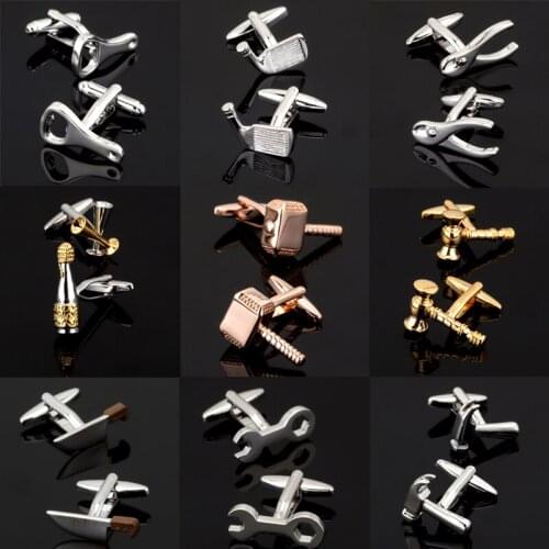 Free shipping, new 18 high-end mens shirt cufflinks / pliers / scissors cufflinks French shirt jewelry brand tool cufflinks