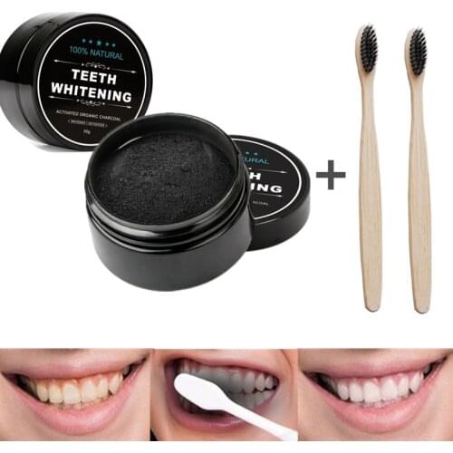30g Teeth Whitening Oral Care Charcoal Powder Natural Activated Charcoal Teeth Whitener Powder Oral Hygiene Dental Tooth Care
