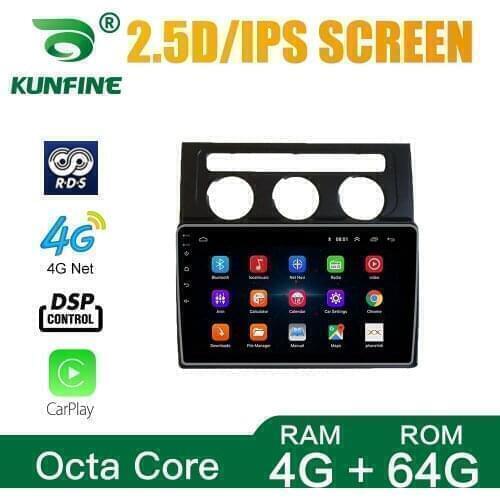 Car Stereo for VW Touran 2004-2008 AT AC Octa Core Android 10.0 Car DVD GPS Navigation Player Deckless Radio