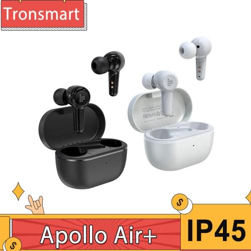 Tronsmart Apollo Air+ ANC Bluetooth 5.2Earphones Qualcomm QCC3046 35dB Noise Cancelling aptX Adaptive Customized Graphene Driver