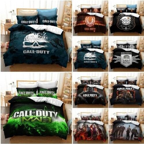 Call of Duty Home Textile Pillow Case 3D Bed Linen Duvet Covers Comforter Bedding Sets Bed Set Home Decor Bedding