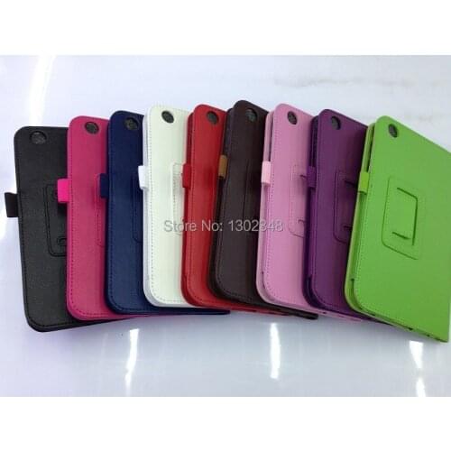 Slim Litchi Flip Stand PU Leather Skin Funda Capa Cover Case For Samsung Galaxy Tab 3 8.0 T310 T311 T315 SM-T310 SM-T315 P8200
