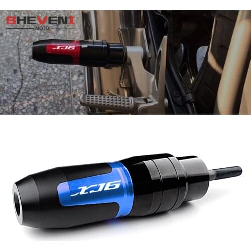 For YAMAHA XJ6 XJ-6 DIVERSION Motorcycle Accessories CNC Frame Crash Pads Exhaust Sliders Crash Protector With logo