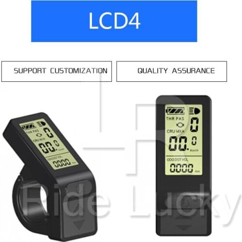 Hot Selling KT LCD4 Display Kunteng 36V 48V LCD4 Control Panel Display for Electric Bicycle Conversion Kit