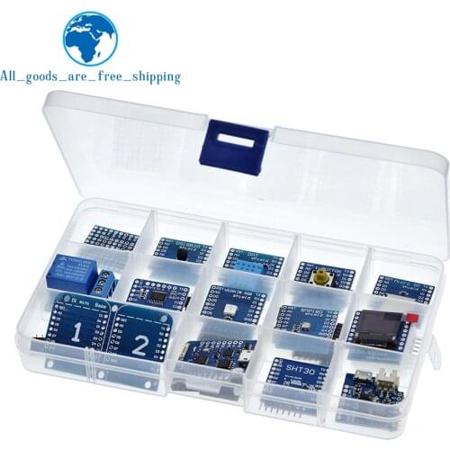 TZT 15PCS TZT D1 Mini Pro WiFi Development Board KIT NodeMcu Lua, Based On ESP8266 D1 Mini Pro V1.1.0 For Arduino