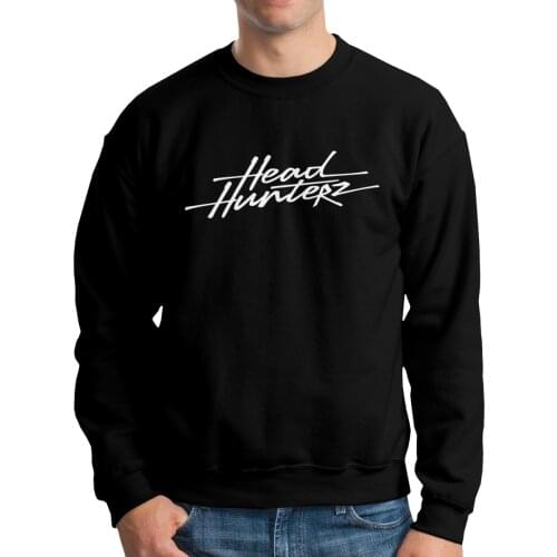 Headhunterz Hard With Style Defqon 1 Hardstyle Hardcore Men Hoodies Sweatshirt Long Sleeve Pullovers Lightweight for Men