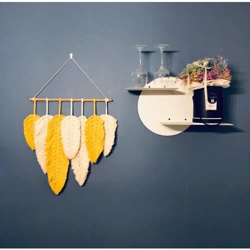 Bohemia Wall Hanging Pendant Wheat Like Tassel Handmade Tapestry for New Home Gift Home Decor Wall Decoration