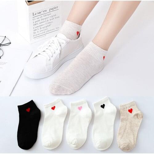 1Pair Top Fashion Women Summer Boat Socks For Lady Oudoor Lover Girls Low Cute Sock Print Short Cartoon Sock New Sock