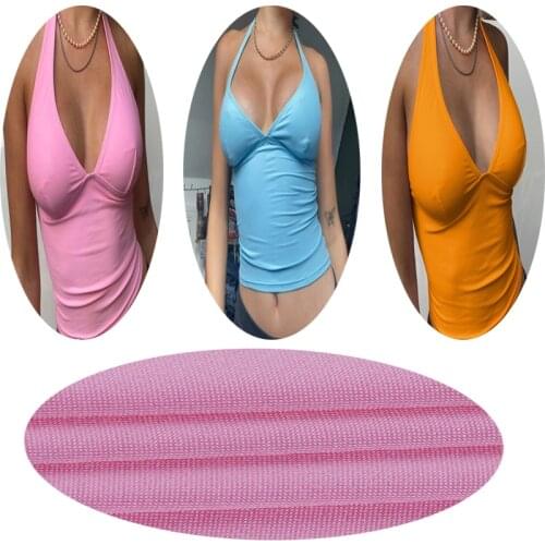 2021 Summer The New Hanging Neck V-Neck Strap Tops Young Style Halter Vest Sleeveless Sling Crop Sexy Cute Sweet Girls