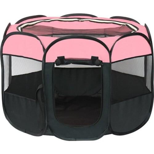 Dog Tent House Waterproof Foldable Pet Playpen Nest Outdoor Puppy Cage Fences Cat Indoor Mesh Kennel Fence Delivery Room