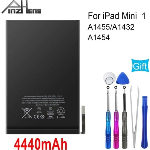 PINZHENG 4440mAh Tablet Battery For iPad Mini 1 A1445 A1432 A1454 Bateria For iPad Mini 1 Replacement Battery With Tools