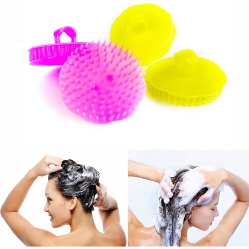 Plastic Shampoo Washing Hair Massager Comb Scalp Shower Body Brush Shampoo Pocket Soft Styling Tool Hair Brush