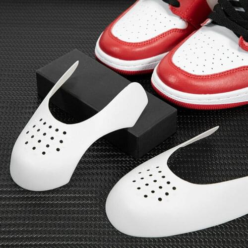 1 Pair Sneaker Shield Sneaker Anti Crease Wrinkled Fold Shoe Support Toe Cap Sport Ball Shoe Head Stretcher Head Shield
