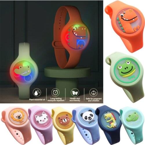 1PC Lightweight Mosquito Repellent Watch For Kids Wearable Mosquito Repeller Bracelet Safe Non-toxic For Children