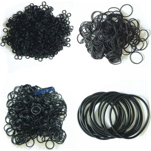 10pc 90mm x 83mm x 3.5mm Black Nitrile Rubber O Ring Seal Grommets