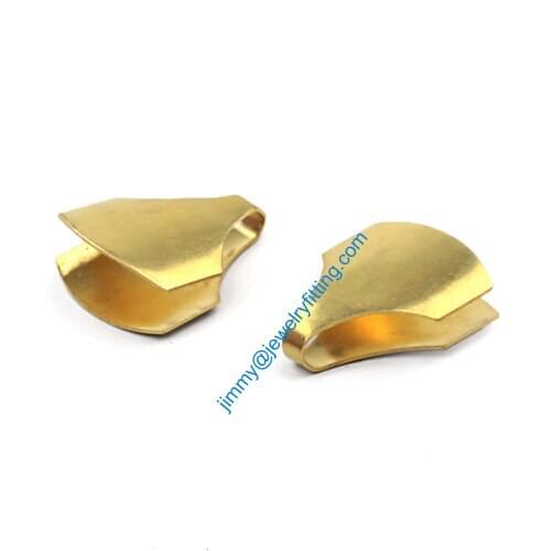 2013 jewelry findings Base metal foldover crimps Chain ends shipping free