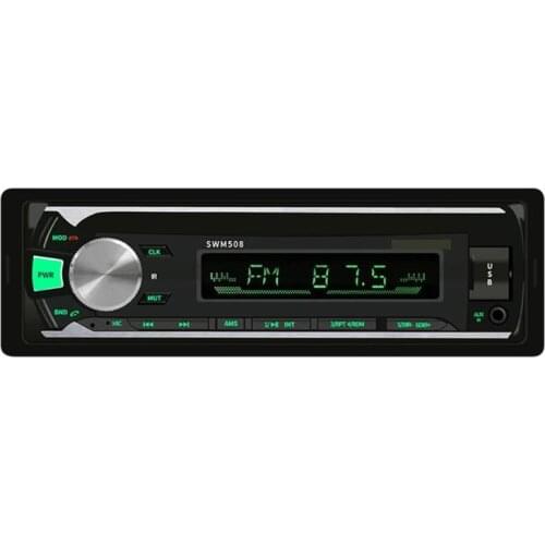 508 Car Stereo MP3 Player In Dash Bluetooth USB Audio Copy FM Radio Head Unit Rca Audio Output Can Connecte to Subwoofer