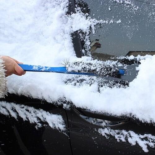 Car Snow Forklift with Snow Brush Glass Snow Shovel Scraping Winter Outdoor Car Tool Car Supplies