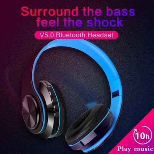 Noise Cancelling Wireless Bluetooth Headphone Sports Earphone Phone Earphone with Mic FM Radio Game Headset for IOS/Android/Win