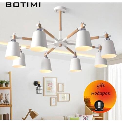 BOTIMI Remote Control Chandeliers