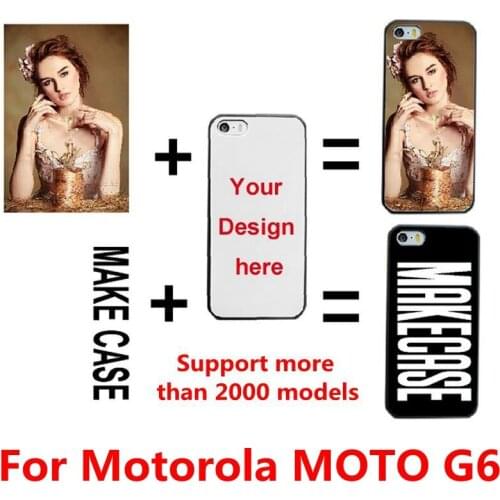 DIY Personalized custom photo name Customize printing your design picture cover case for Motorola MOTO G6