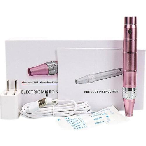 Electric Micro Tiny Needles Derma Pen Professional Wireless Electric Skin Care Kit Tools Microblading Derma Tattoo Gun Tools Pen