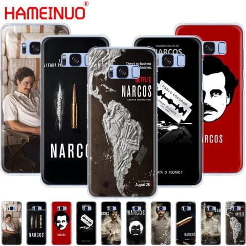 HAMEINUO Narcos cell phone case cover for Samsung Galaxy S9 S7 edge PLUS S8 S6 S5 S4 S3 MINI