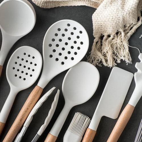 Creative Cooking Tools Set High Temperature Resistant Non-Stick Silicone Kitchen Utensils Kit Cookware Kitchenware Kitchen Tools