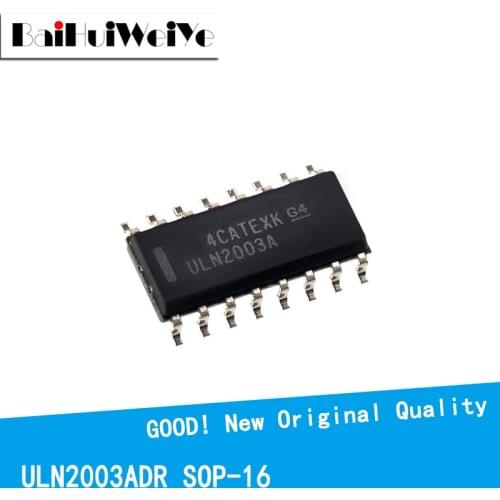 10PCS/LOTE ULN2003 ULN2003A ULN2003ADR ULN2003AG SOP16 Operational SOP-16 SMD New Original IC Amplifier Chipset Good Quality