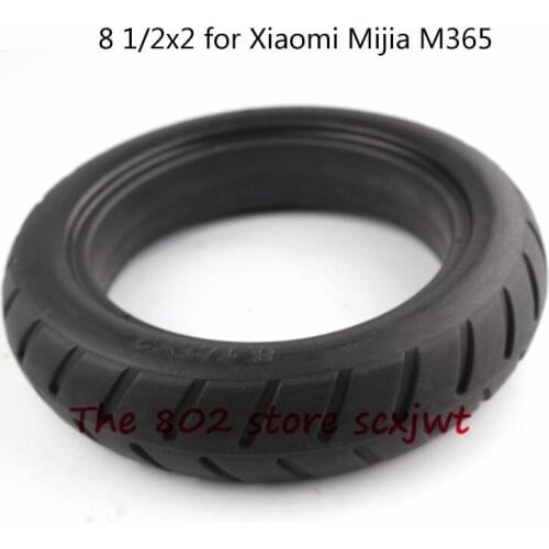 Updated Solid Tire Hollow Non-Pneumatic Tyre Wheel 8 1/2x2 for Xiaomi Mijia M365 Scooter Shock Absorber Anti-slip Tyre Tire
