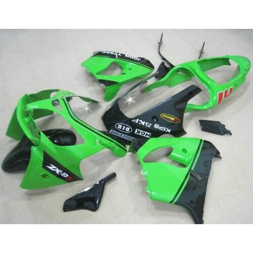 Fit For Kawasaki Ninja fairings Zx9r 2003 2002 02 03 ( Green ) Racing Fairing kit +free EMS xl74