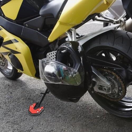 Motorcycle Kickstand Pad Support Ground Outdoor Parking Motorcycle Board Side Bracket Motorcycle Foot Support Widened Seat