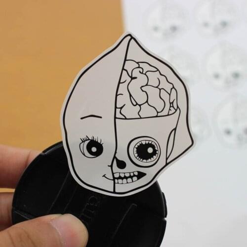 Customized permanent adhesive transparent waterproof food labels