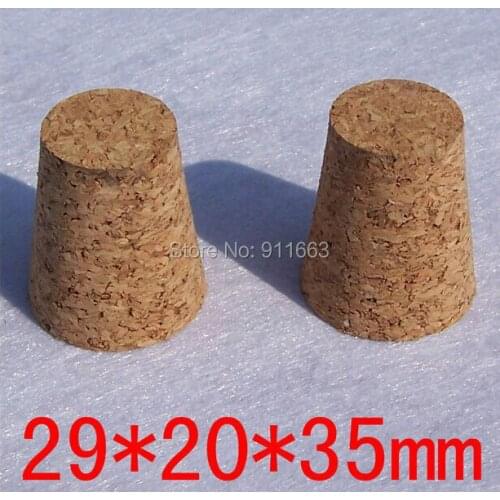 29mm*20mm*35mm size, 50pcs/lot! soft cork stopper for glass bottles,stopper,bung,wooden plug etc