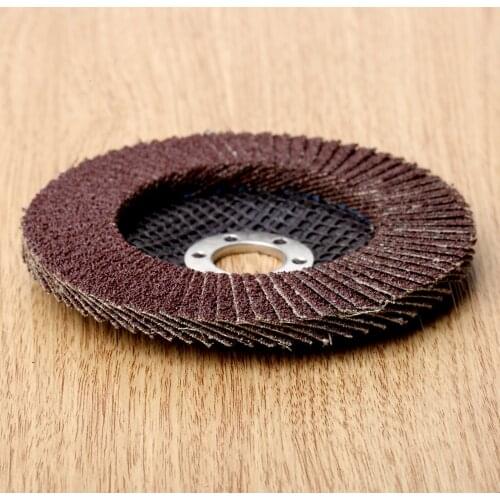 1Pc Grit 60 Flap Wheel Polishing Sanding Grinding Disc for Wood Stainless Steel Plastic Abrasive Tool for 100mm Angle Grinders
