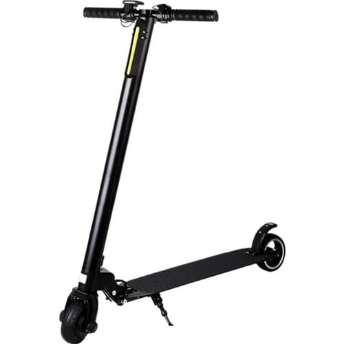 Carbon Fiber Ultralight Electric Scooter 5 Inch Tires Folding Portable Transport Max Speed 25km/h